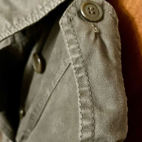 No Name cotton trench coat khaki size Medium like new