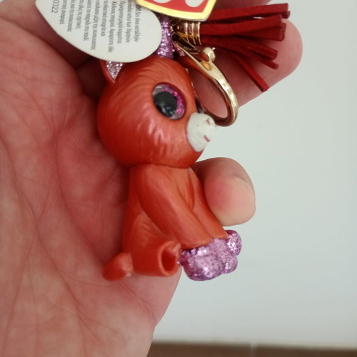 Ty Beanie keychain figure used with missing leg