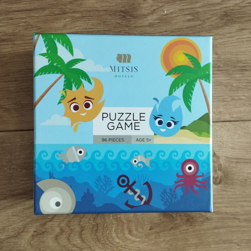 Puzzle 96 pieces with summer theme Mitsis Hotels like new