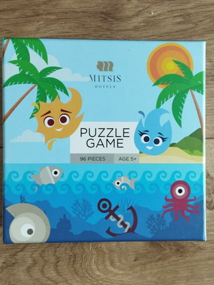 Puzzle 96 pieces with summer theme Mitsis Hotels like new