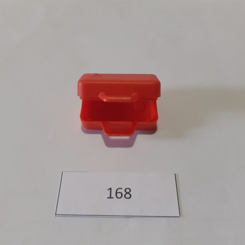 Playmobil suitcase red like new #168