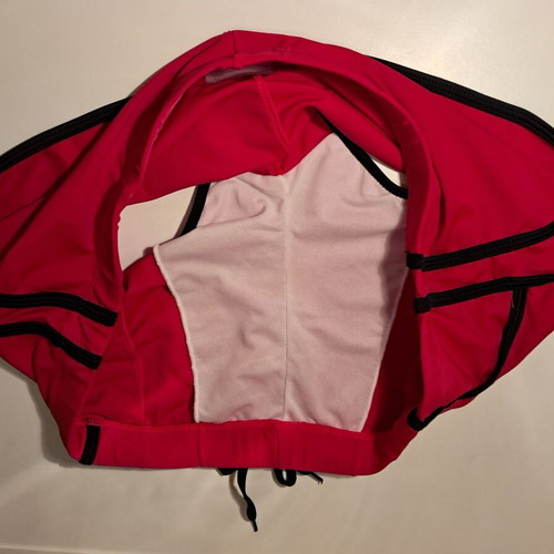 Desmiit men's sports swim shorts XL new, red and black