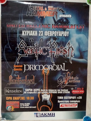 Metal Hammer poster Septic Flesh Primordial Phantom Lord Fragile Vastness 2003