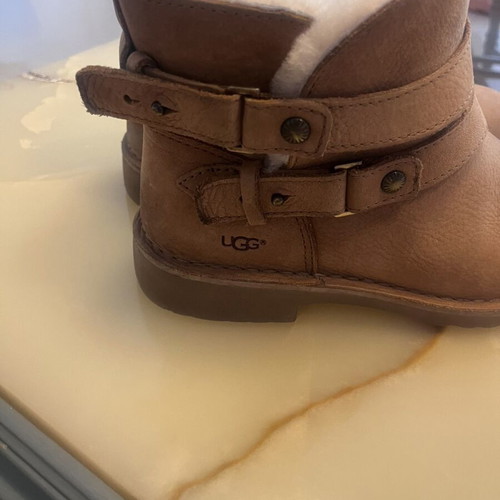 Ugg Australia fur boots used, size 38, brown