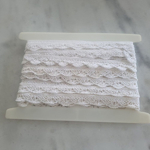 Cotton lace 100% decorative, 11.5cm, new