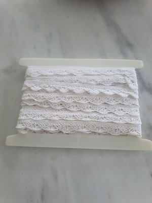 Cotton lace 100% decorative, 11.5cm, new