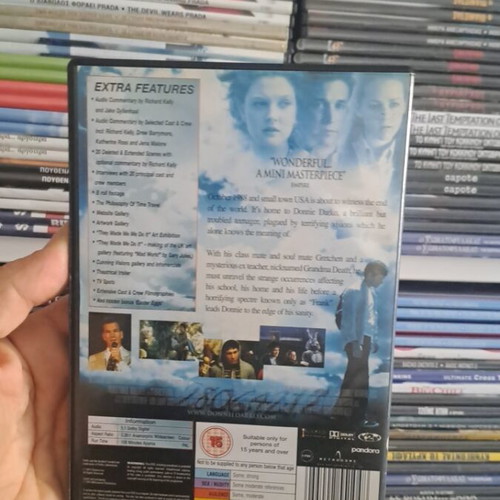 Donnie Darko DVD used with English subtitles, thriller horror