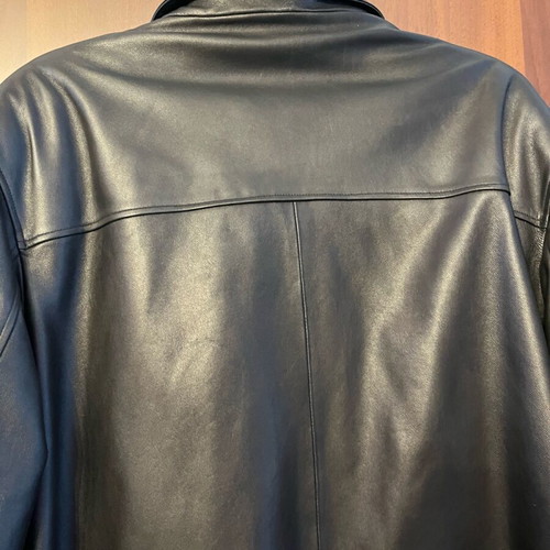 Leather jacket unused xl black