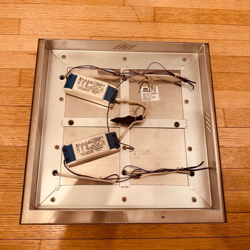 Inox LED wall light in excellent condition