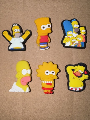 The Simpsons Crocs charms σετ 6 τεμ σαν καινούργιο