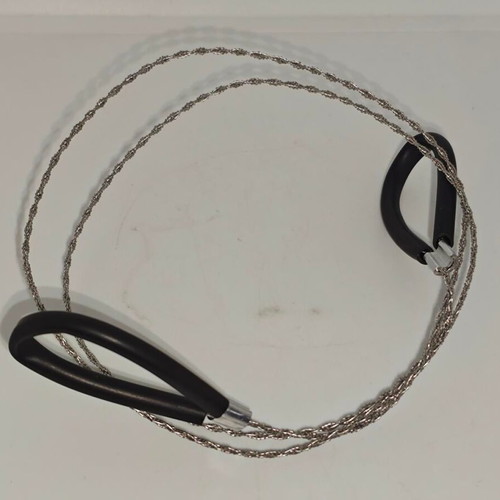 Survival saw like new, stainless steel with ergonomic handles