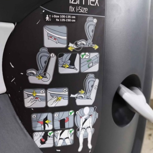 BeSafe iZi Flex FIX i-Size Car Seat like new, booster with backrest