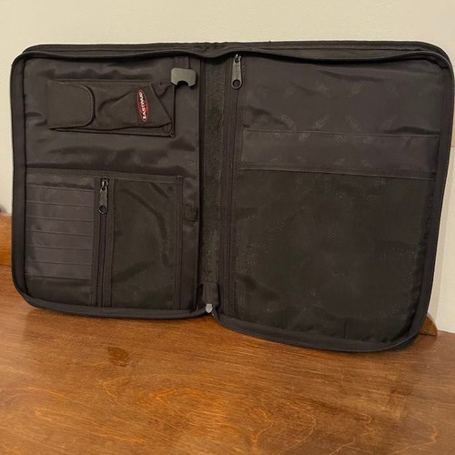 Eastpak folder used black hand bag