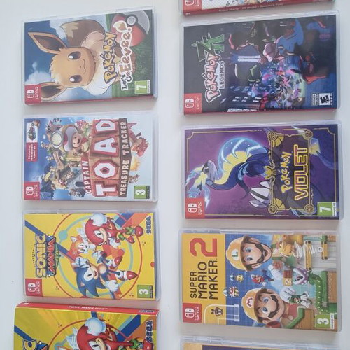 Nintendo Switch and 3DS games collection
