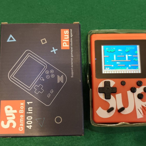 Sup Game Box 400 in 1 Plus portable retro console, red