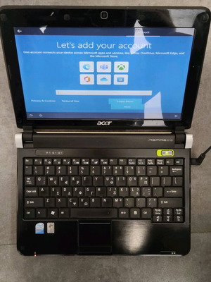 Acer Aspire One Mini Laptop σαν καινούργιο, Intel 1G RAM, 160GB, Windows 10