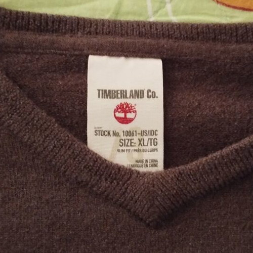 Timberland Cashmere Shirt like new, sizes L or S, brown