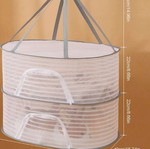 Multilayer drying rack new with 2 baskets and insect net