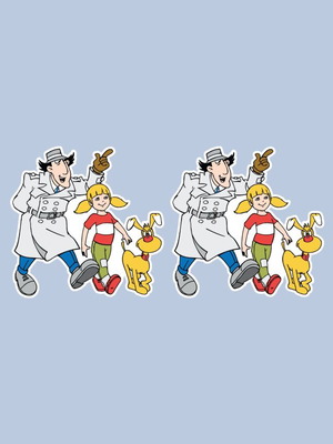Astynomos Sainis Penny & Brain Stickers set of 2 new