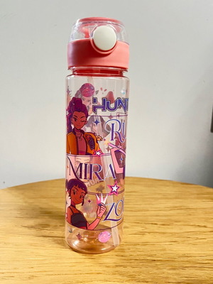 Huntrix Kids Plastic Water Bottle K-Pop Demon Hunters New