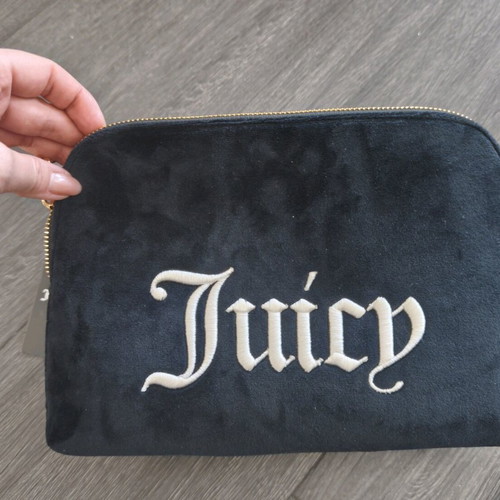 Juicy Couture makeup bag new black