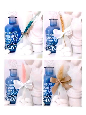 Handmade vertical bombonieres made to order for baptism or wedding