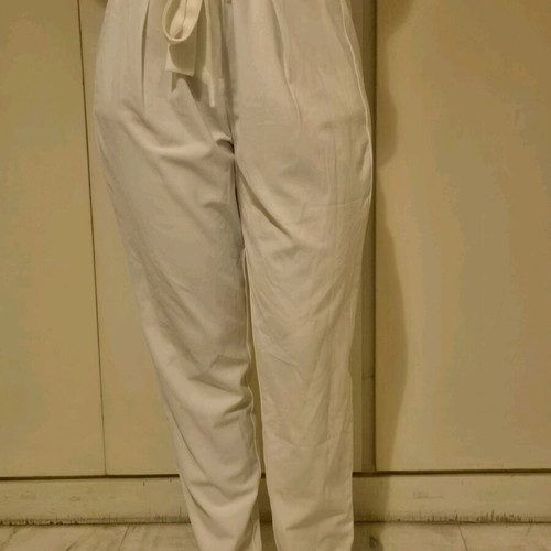Women's white pants like new, size L