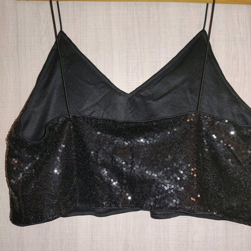 Shein black evening top like new, size M