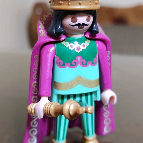Playmobil 4587 King used vintage knights set