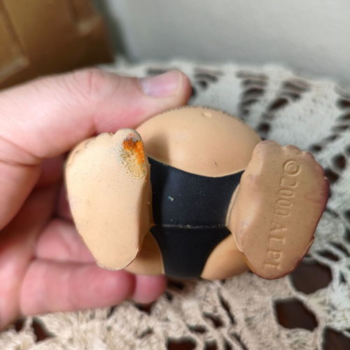 Vintage 2000 Hitachi Promo Sumo wrestler anxiety relief toy