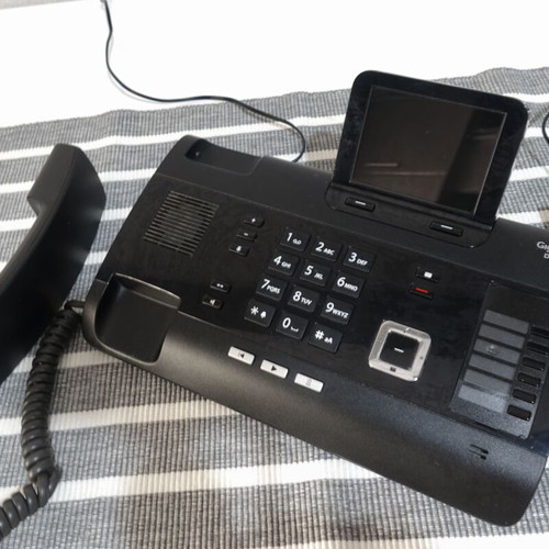 Gigaset DL500A hybrid analog/ISDN premium phone with digital answering machine