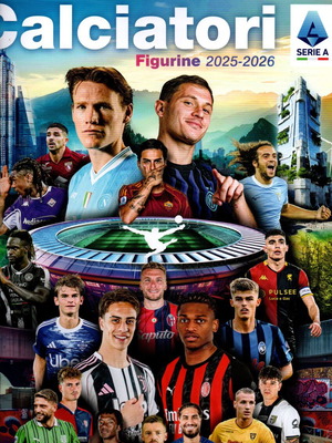 Panini Calciatori 2025-2026 album new for Italy Campionato