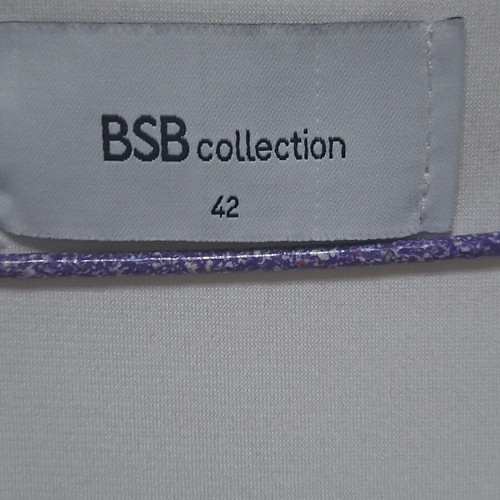 BSB semi-transparent tunic white, like new, size XL