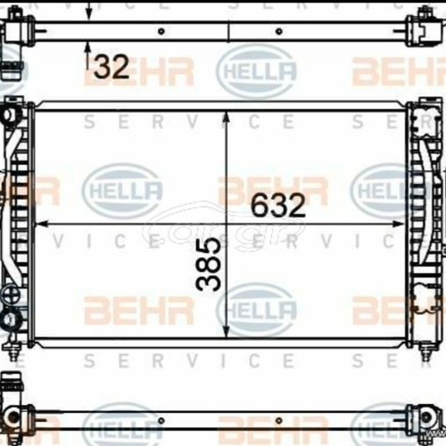 Behr-Hella Reinforced Radiator for 1.8T VW Passat Audi A4 A6 Skoda new