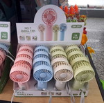 No. 7 DM-29P handheld fans, pink, sky blue, beige, pistachio