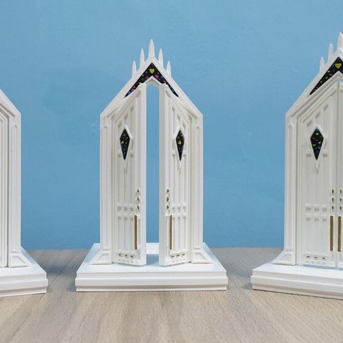 Kingdom Hearts Door to Darkness 3D printed candle figure new