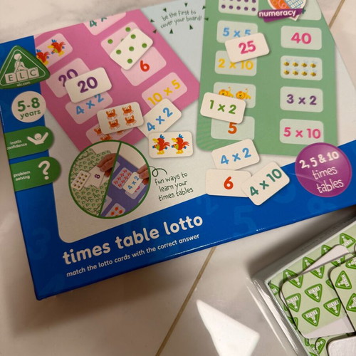 Educational card game like new