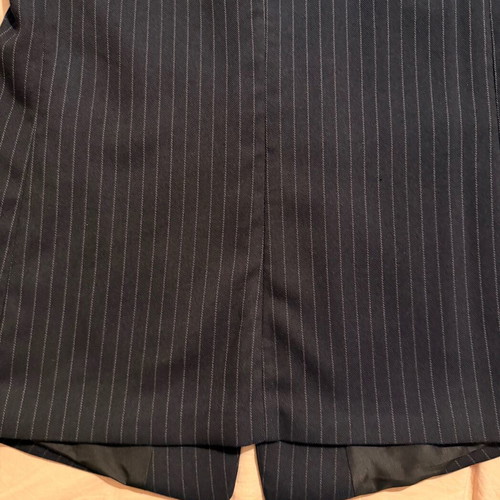 H&M blazer navy blue with white stripes size M like new