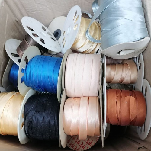Ribbon rolls like new, pack of 50 pieces