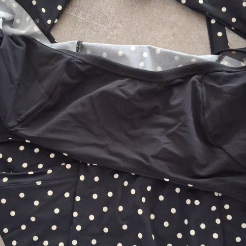Yamamay one-piece swimsuit like new, adjustable straps, polka dot