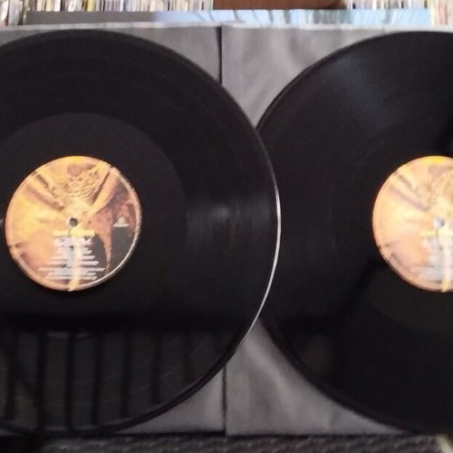 Iron Maiden Fear Of The Dark 2LP signed, near mint metal album