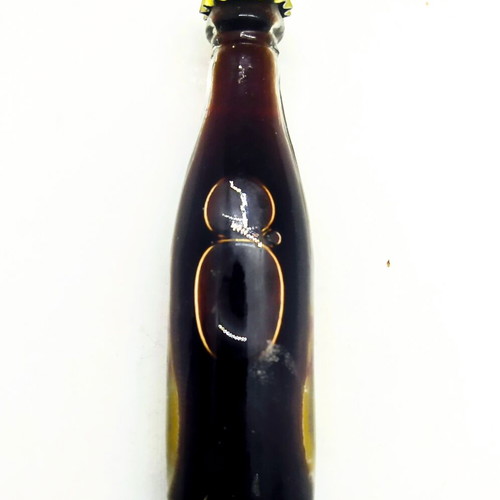 Vintage mini glass Royal Crown Cola bottle like new collectible