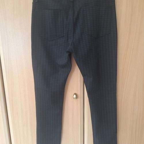 Skinny denim jeans Primark used, size L 40, black and blue