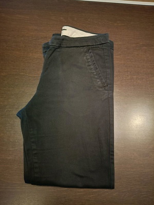 Παντελόνι κουστουμιού H&M μεταχειρισμένο, μαύρο, στενή γραμμή, μέγεθος S