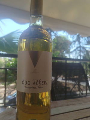 Dyo Lexeis White Dry Wine New