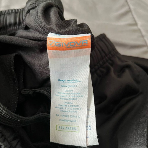 Givova set black size M like new
