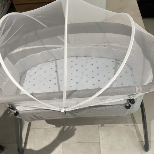Kinderkraft Baby Cradle used with adjustable height and mosquito net