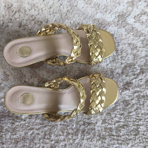 Gold Sandals Size 39 New
