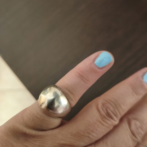 Silver 925 ring like new, solid 18.1mm