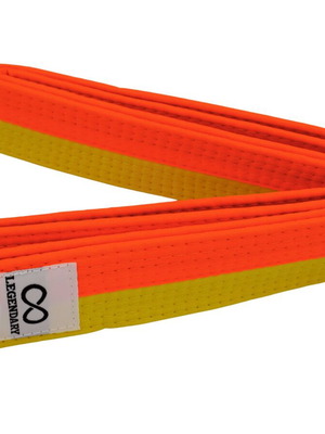 Legendary yellow/orange martial arts belt new